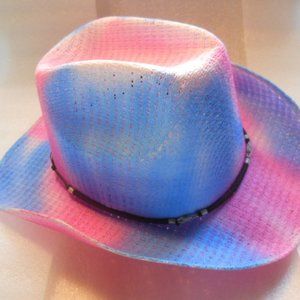 Straw Cowboy Western Hat Mexico Kid Sz 3